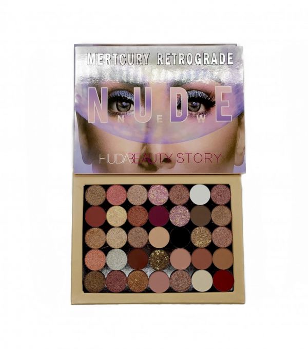 Nude New Huda Beauty Story Eyeshadow Palette 35 col.